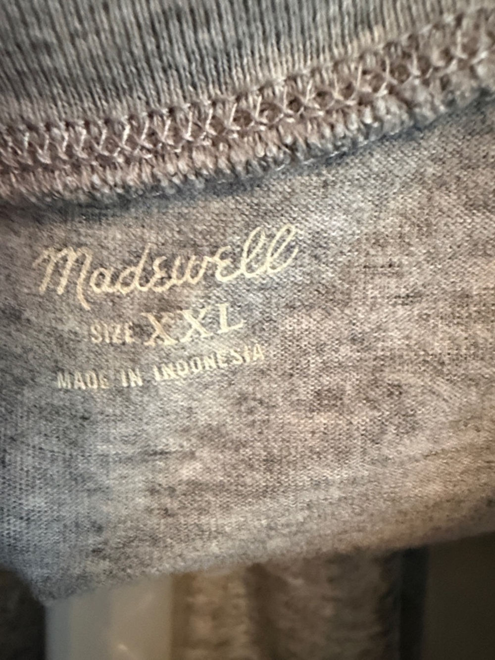 Madewell Heather Gray Short Sleeve Crewneck Tee - Picture 2 of 8
